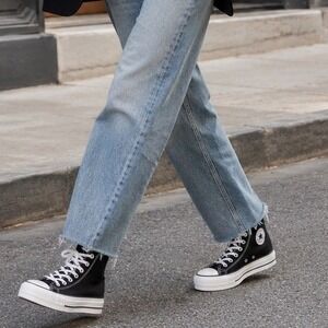 Converse Chuck Taylor All Star Lift Platform Canvas Sneakers Size 7